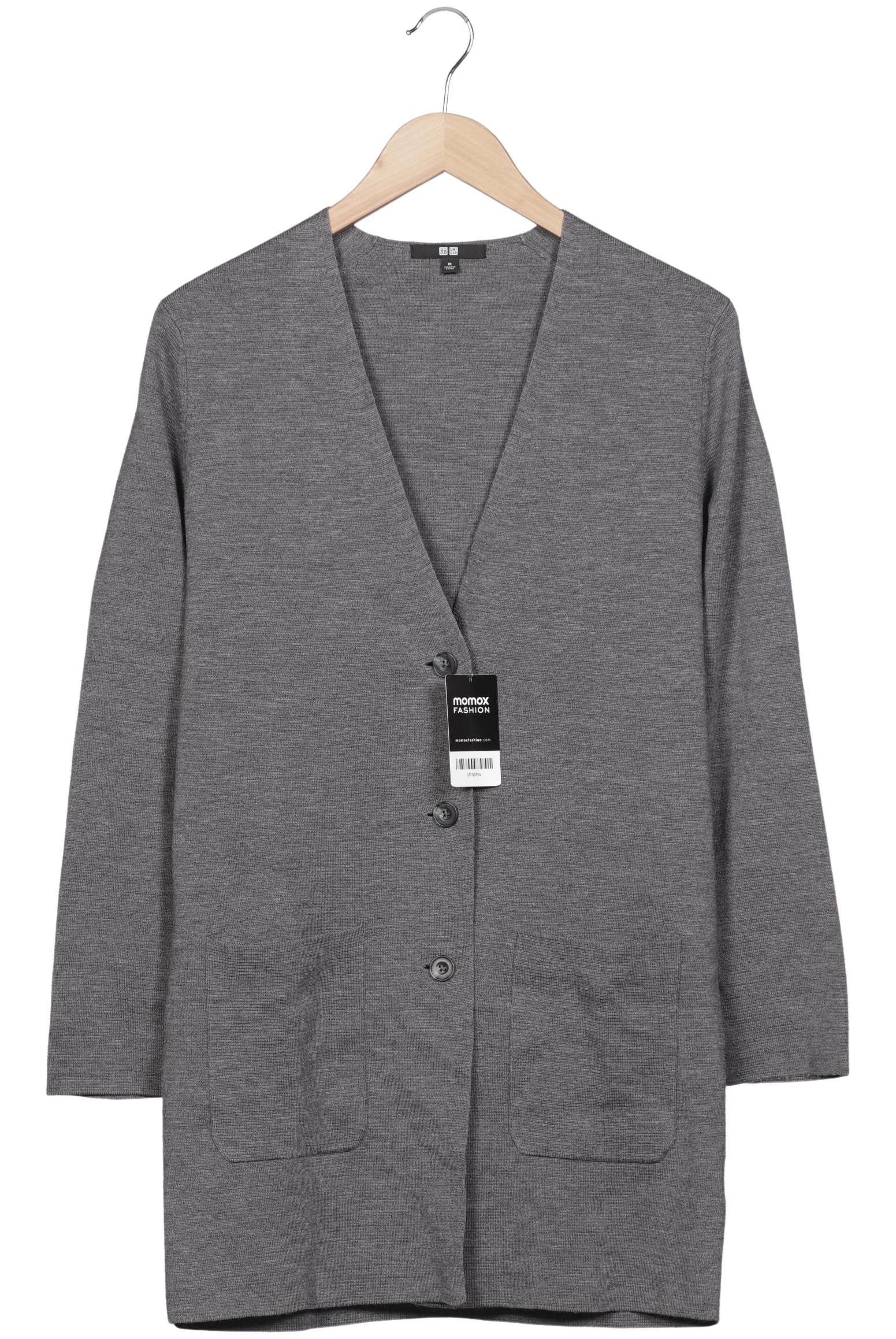 

uniqlo Damen Strickjacke, grau, Gr. 38