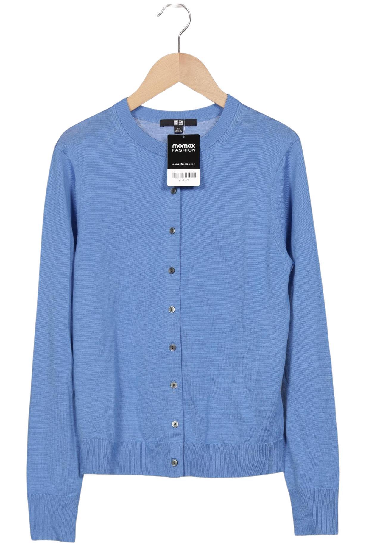 

uniqlo Damen Strickjacke, hellblau, Gr. 34