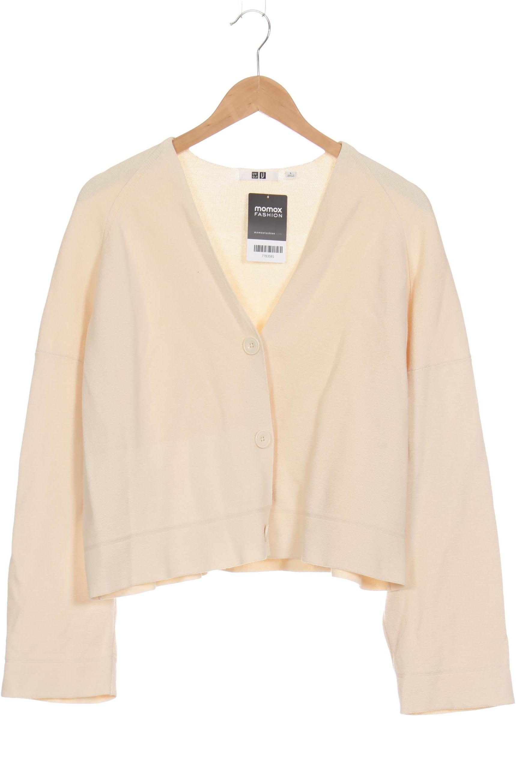 

uniqlo Damen Strickjacke, beige, Gr. 42