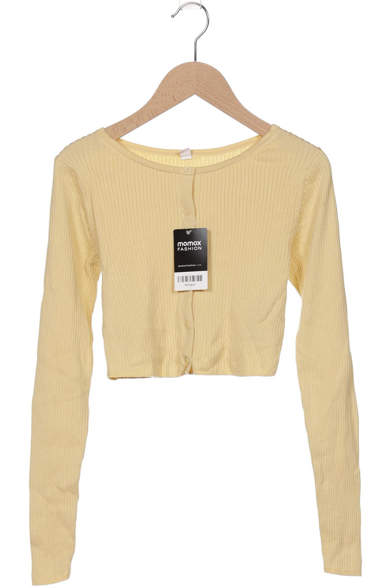 

uniqlo Damen Strickjacke, gelb, Gr. 32