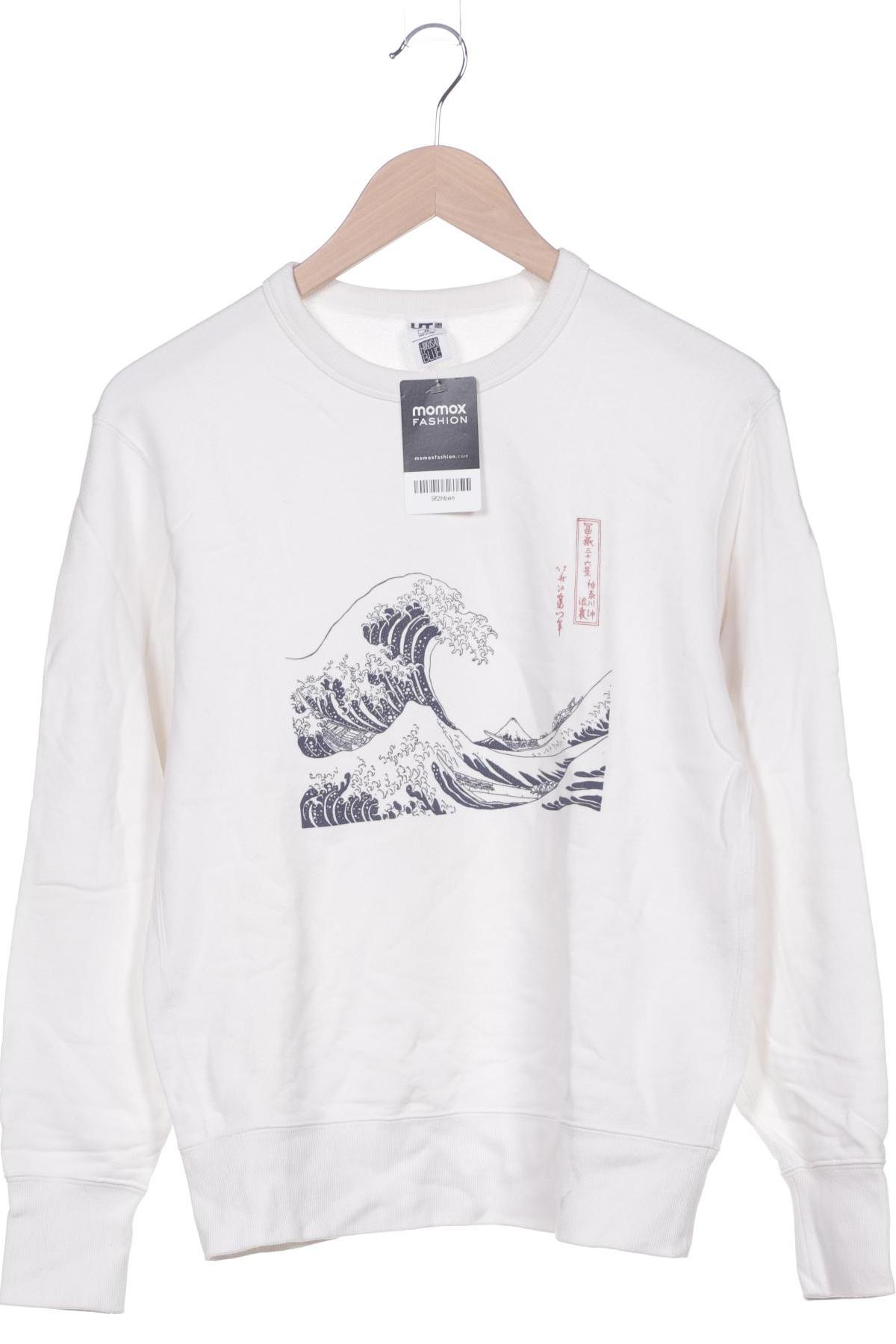 

uniqlo Damen Sweatshirt, weiß, Gr. 34