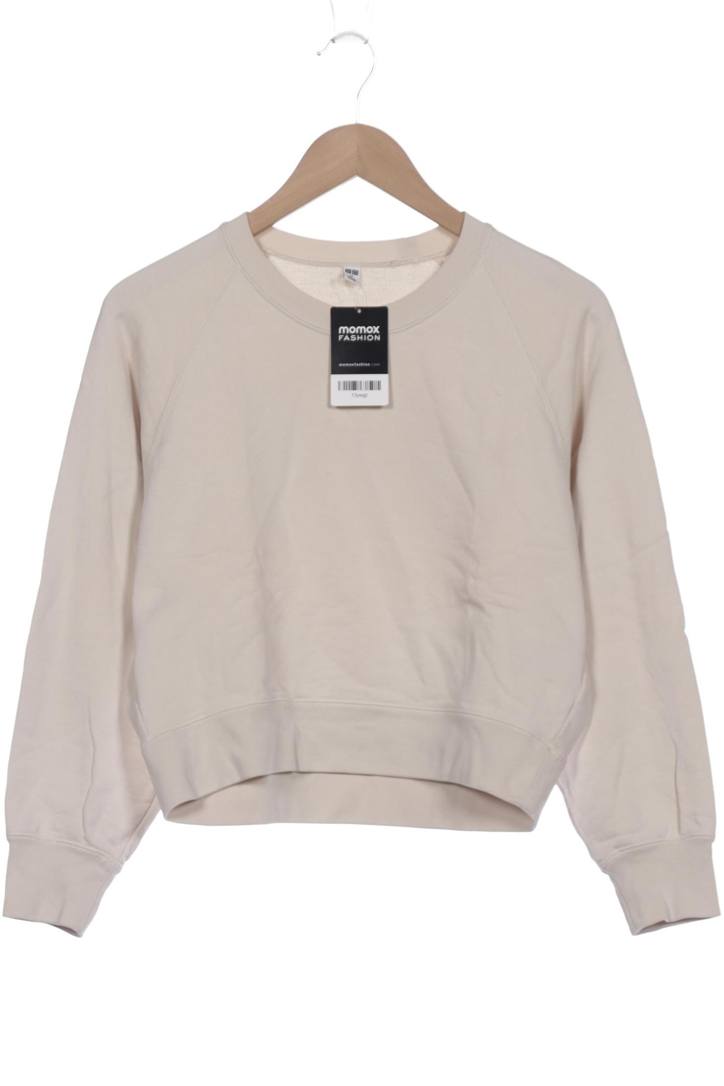 

uniqlo Damen Sweatshirt, cremeweiß, Gr. 34