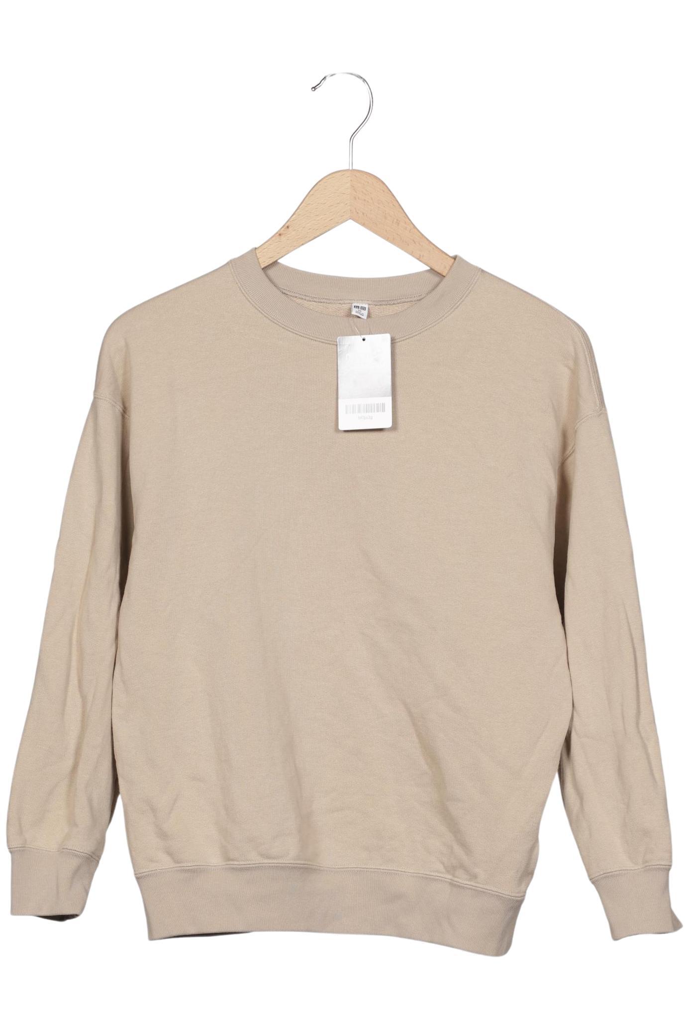 

uniqlo Damen Sweatshirt, beige, Gr. 34