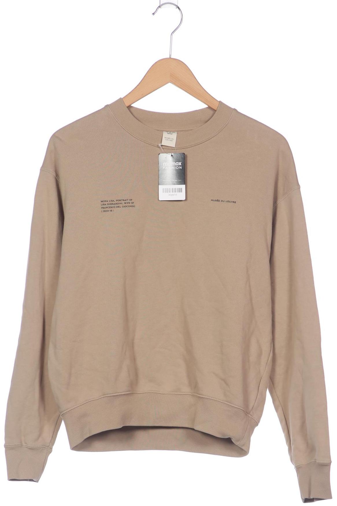 

uniqlo Damen Sweatshirt, beige, Gr. 36