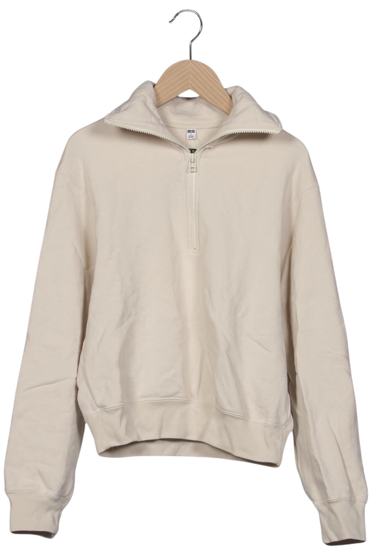 

uniqlo Damen Sweatshirt, cremeweiß, Gr. 36