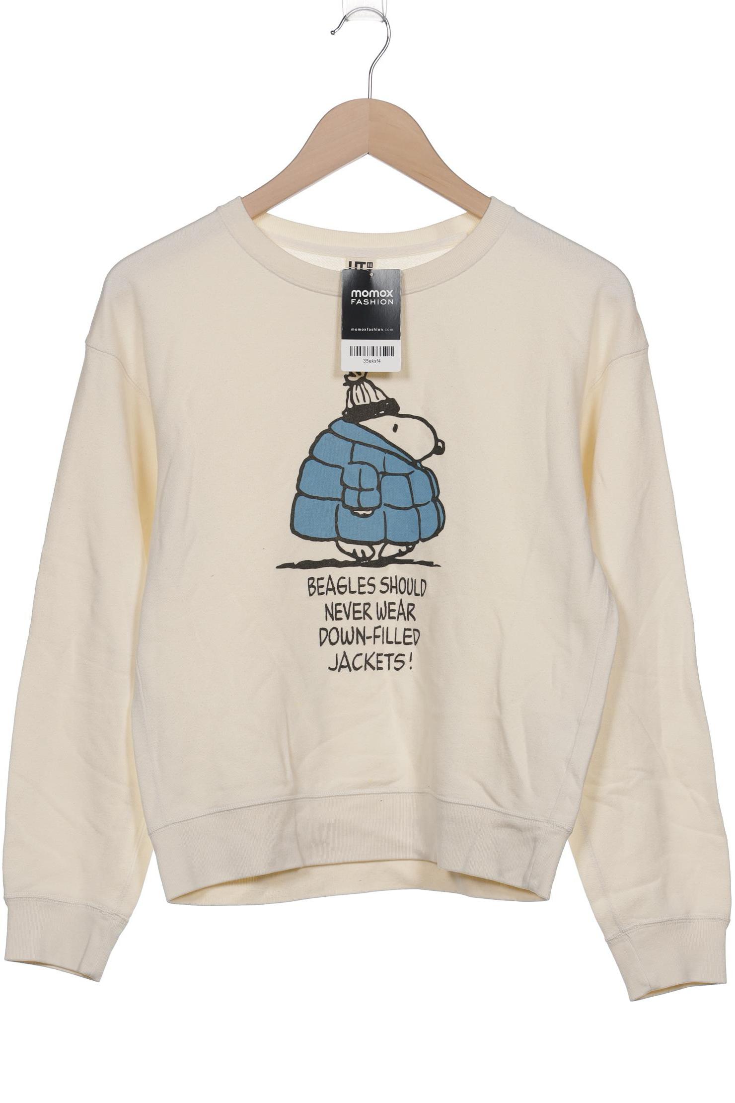 

uniqlo Damen Sweatshirt, cremeweiß, Gr. 38