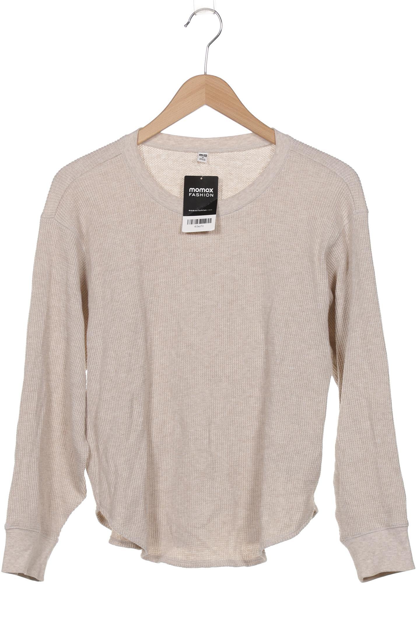

uniqlo Damen Sweatshirt, beige, Gr. 38