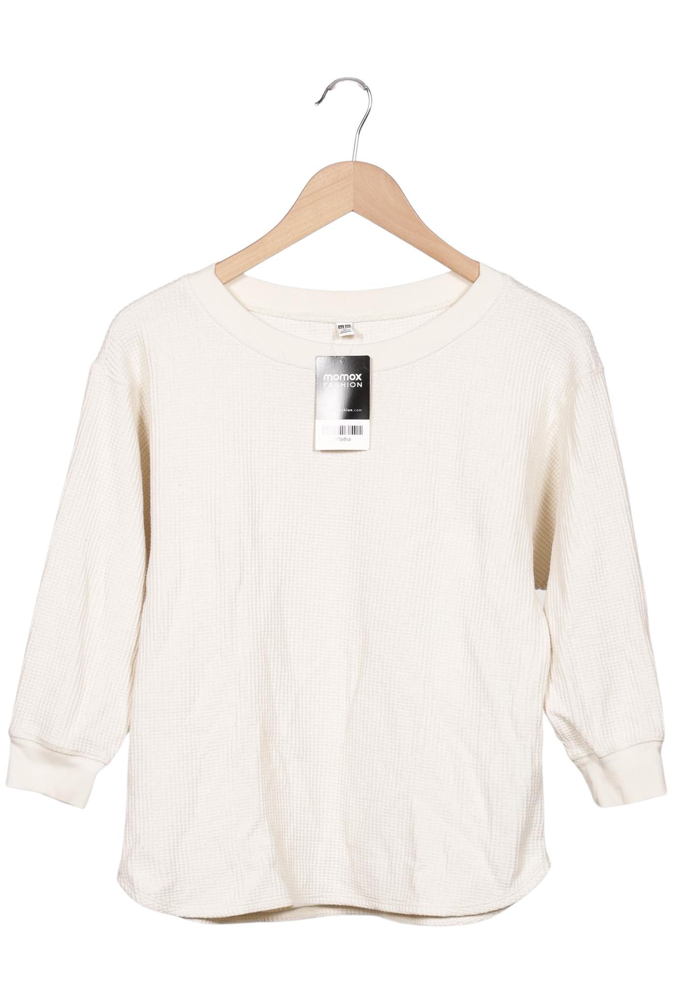 

uniqlo Damen Sweatshirt, cremeweiß, Gr. 34