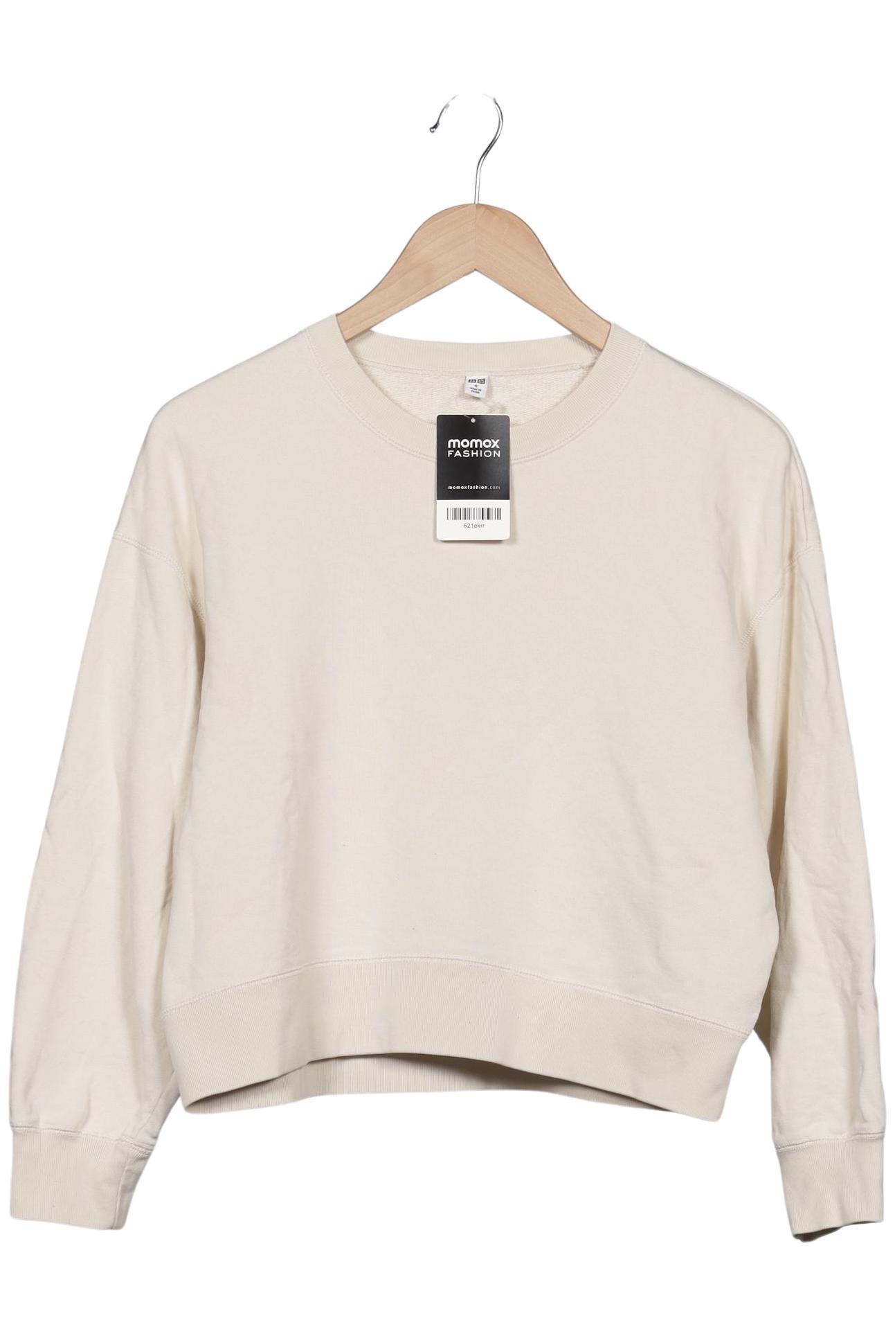 

uniqlo Damen Sweatshirt, cremeweiß, Gr. 36