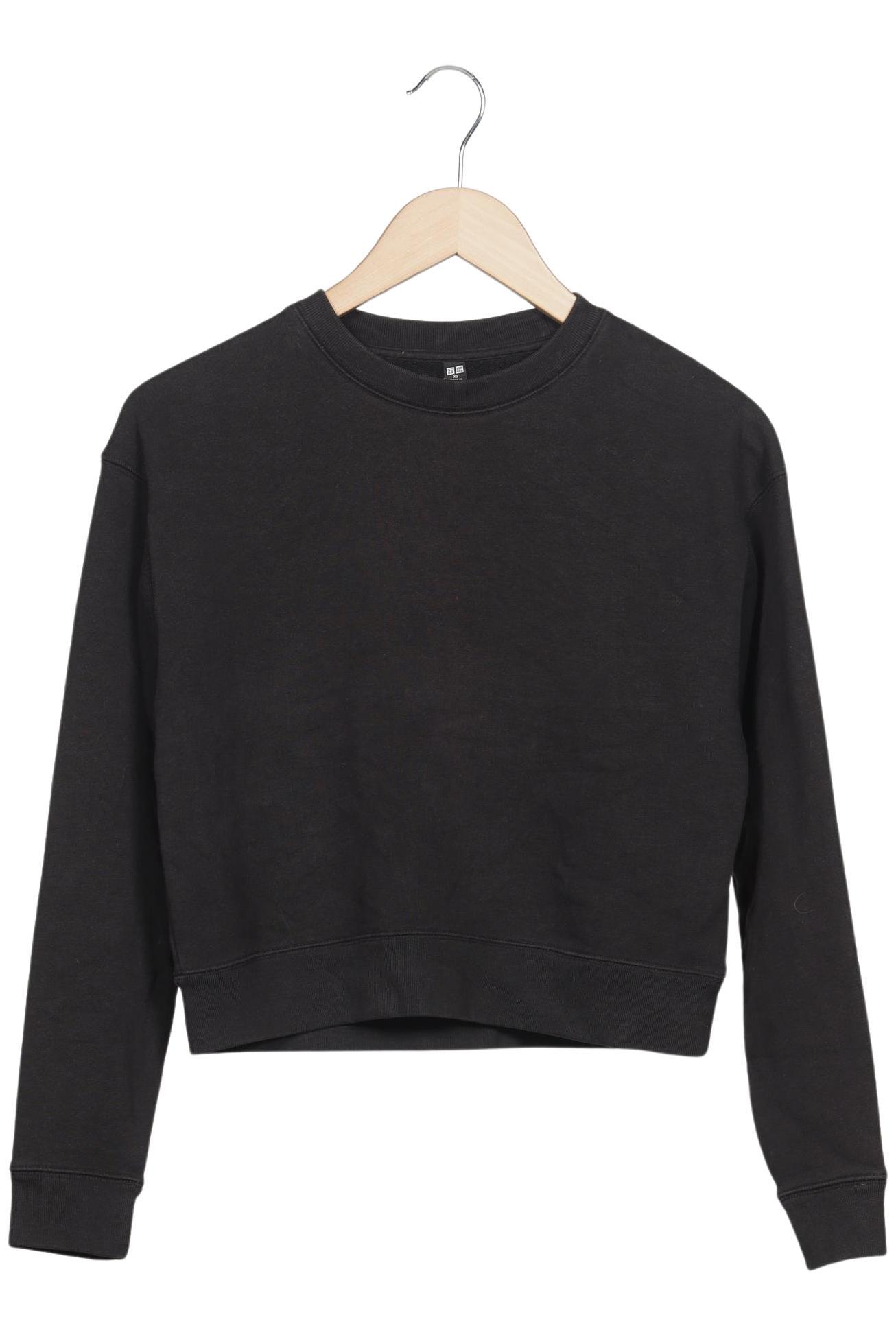 

uniqlo Damen Sweatshirt, schwarz, Gr. 34