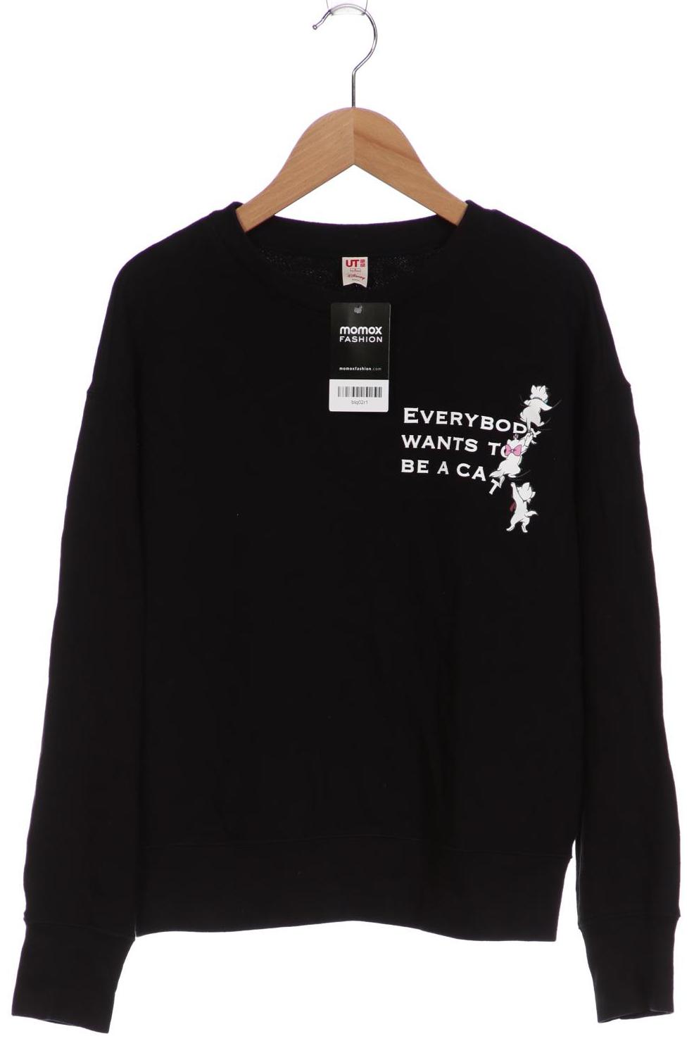 

uniqlo Damen Sweatshirt, schwarz