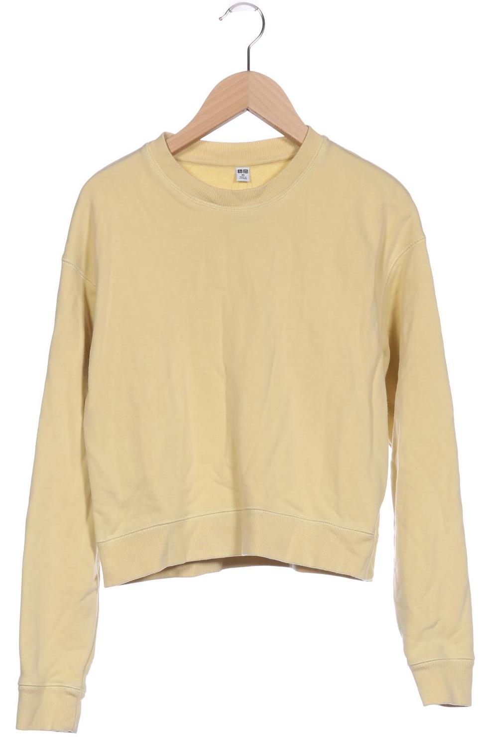 

uniqlo Damen Sweatshirt, gelb, Gr. 34
