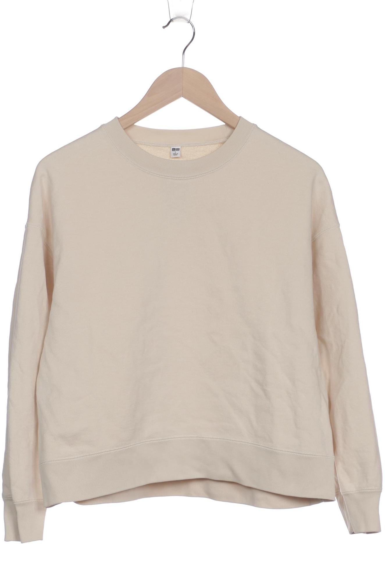 

uniqlo Damen Sweatshirt, beige, Gr. 42