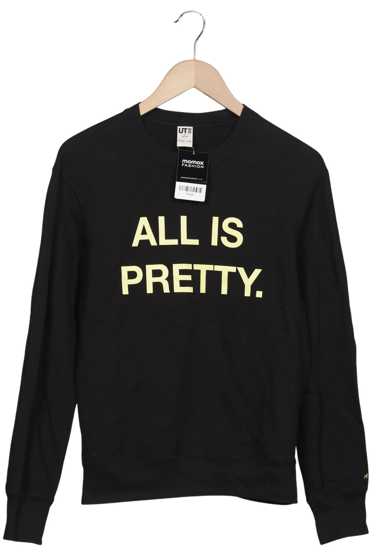 

uniqlo Damen Sweatshirt, schwarz, Gr. 36