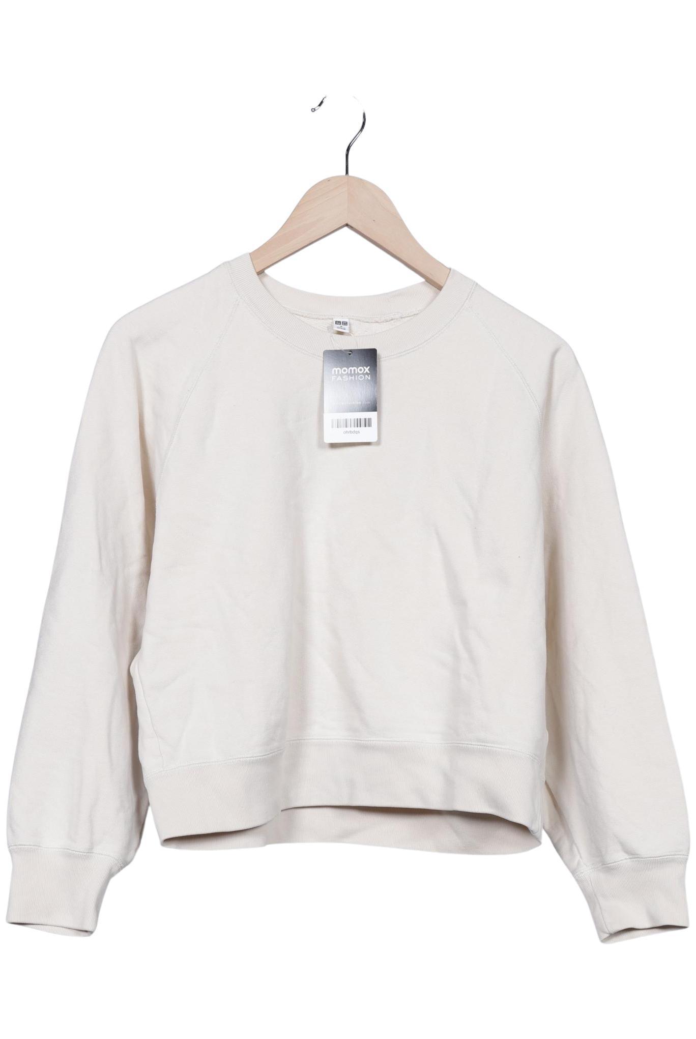

uniqlo Damen Sweatshirt, cremeweiß, Gr. 38