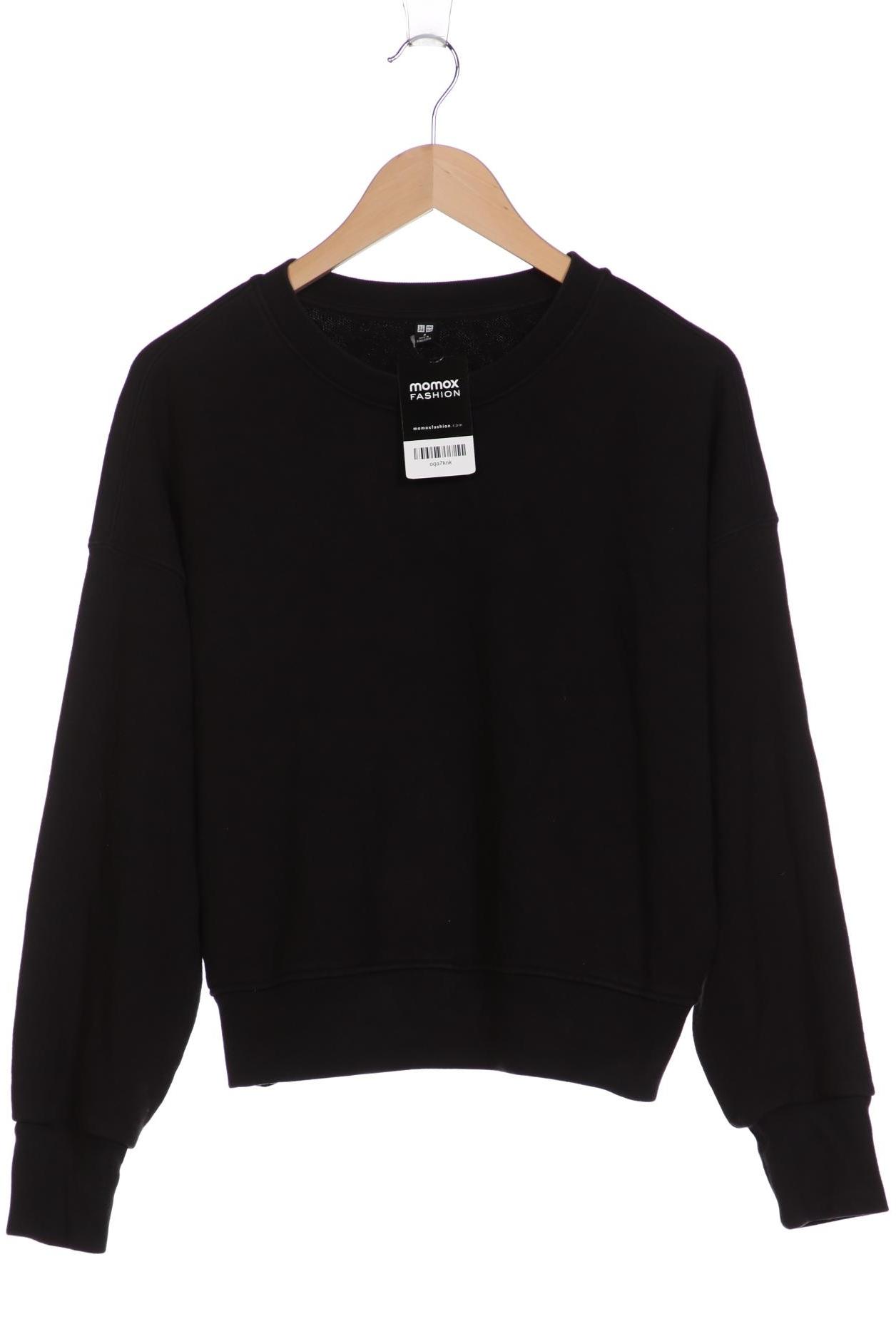 

uniqlo Damen Sweatshirt, schwarz, Gr. 38