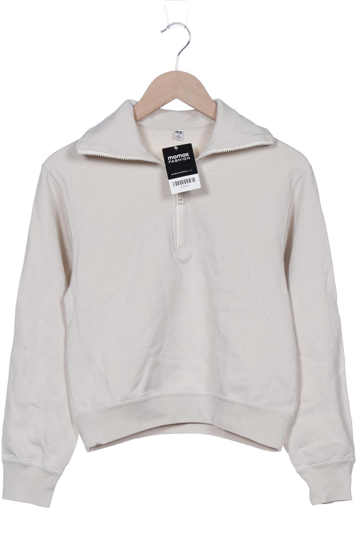 

uniqlo Damen Sweatshirt, cremeweiß, Gr. 34