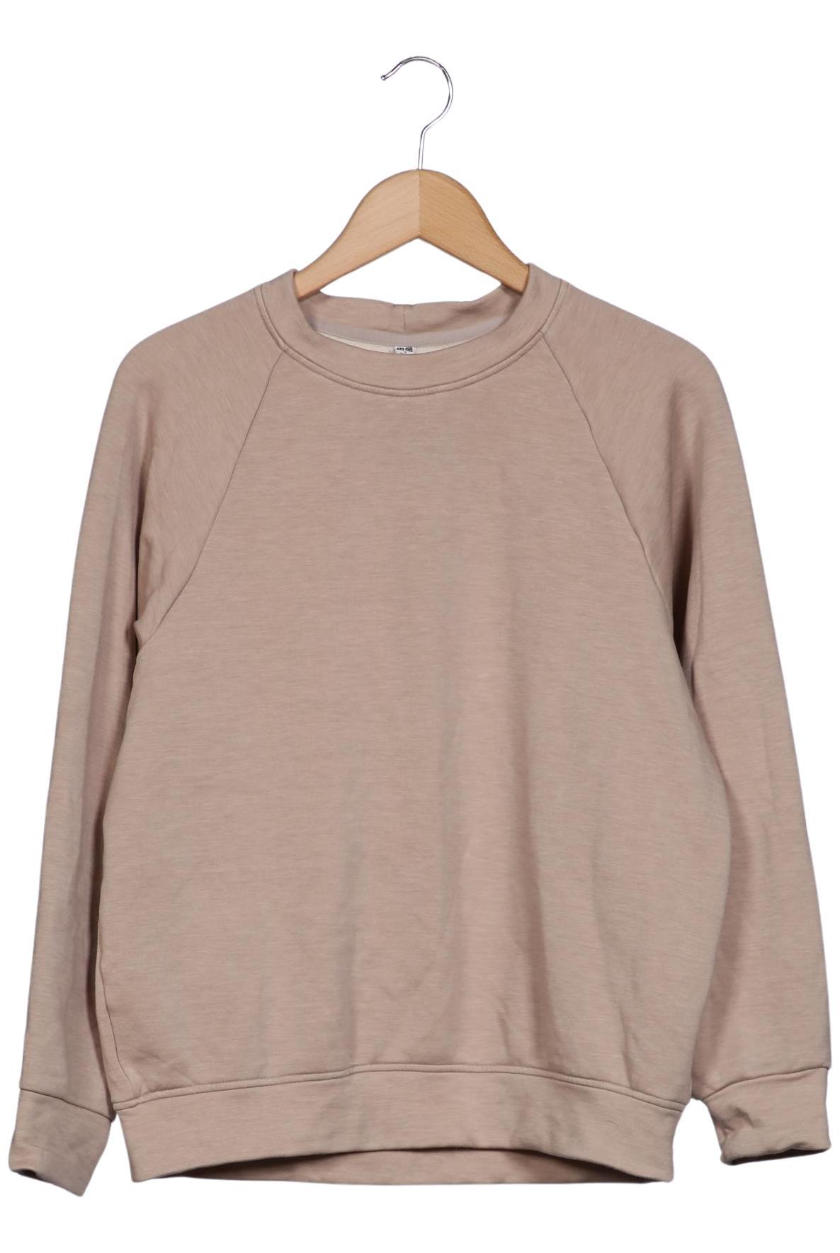 

uniqlo Damen Sweatshirt, beige, Gr. 36