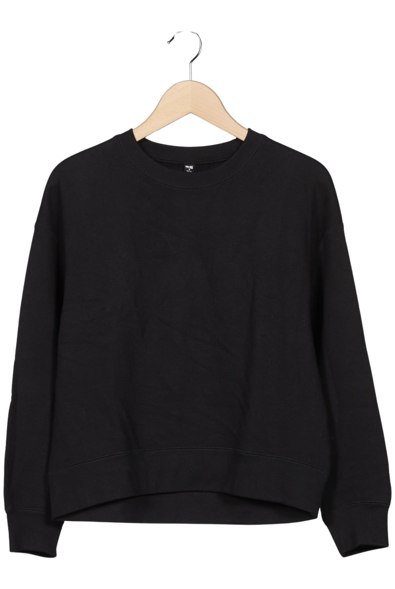 

uniqlo Damen Sweatshirt, schwarz, Gr. 38
