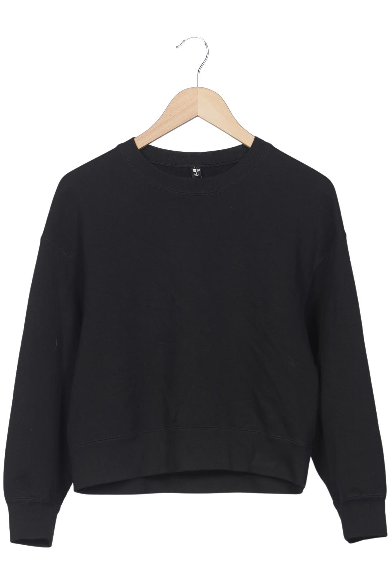 

uniqlo Damen Sweatshirt, schwarz, Gr. 36