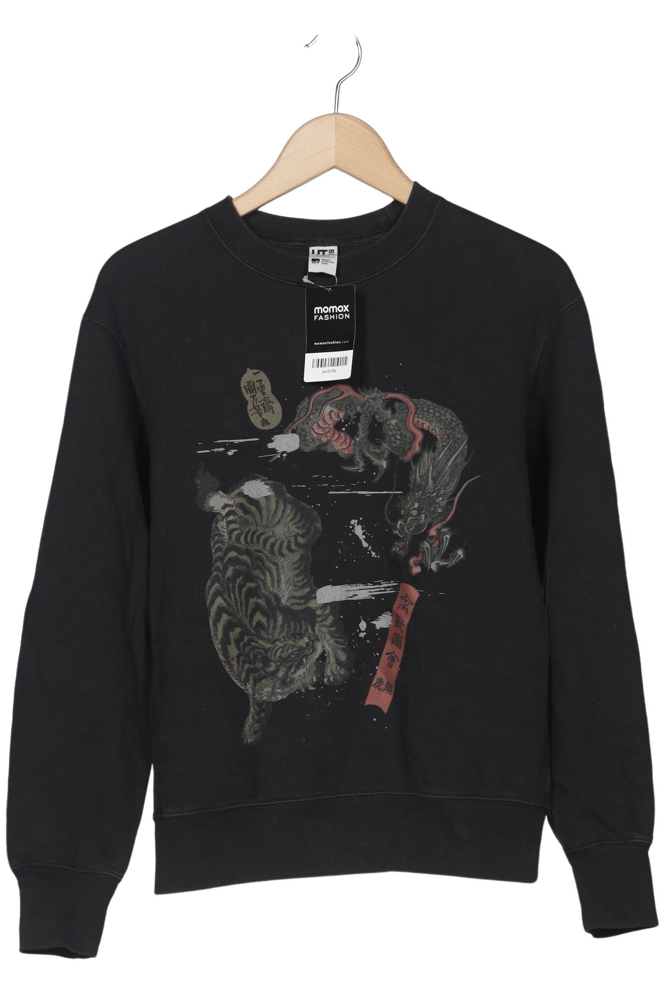 

uniqlo Damen Sweatshirt, schwarz, Gr. 34