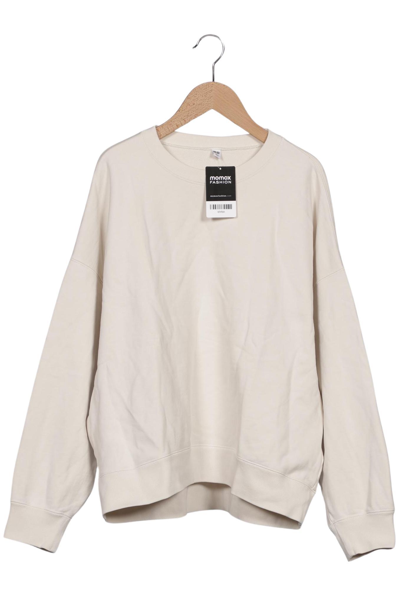 

uniqlo Damen Sweatshirt, cremeweiß, Gr. 44