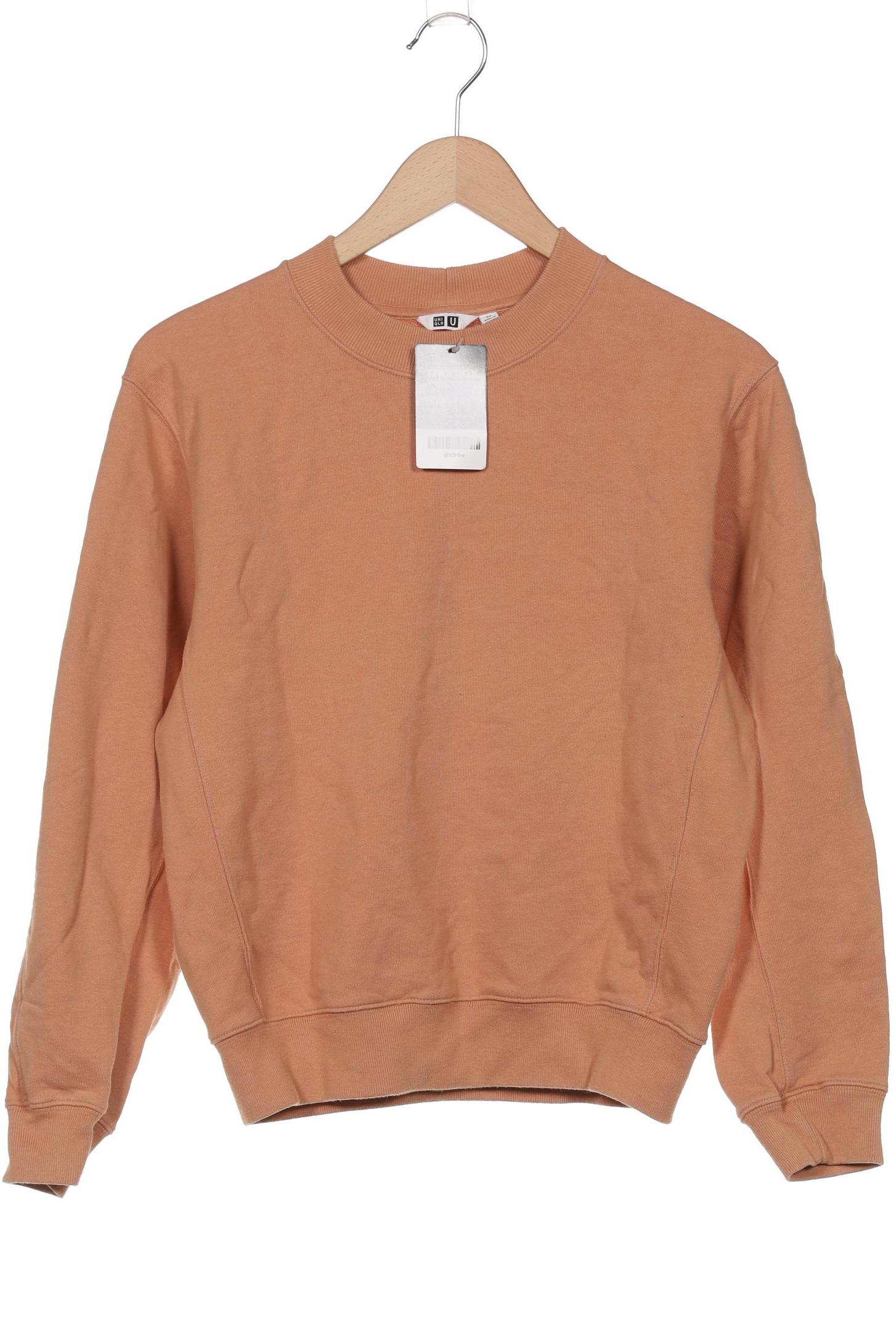 

uniqlo Damen Sweatshirt, orange, Gr. 34