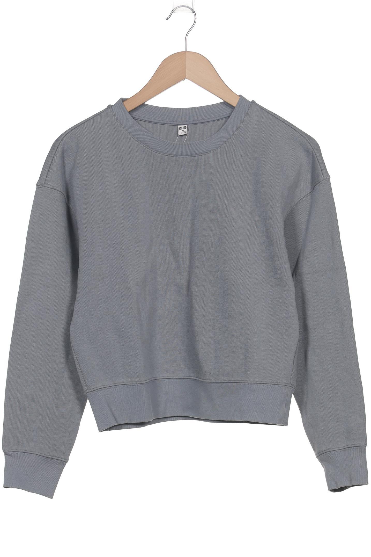 

uniqlo Damen Sweatshirt, grau, Gr. 34