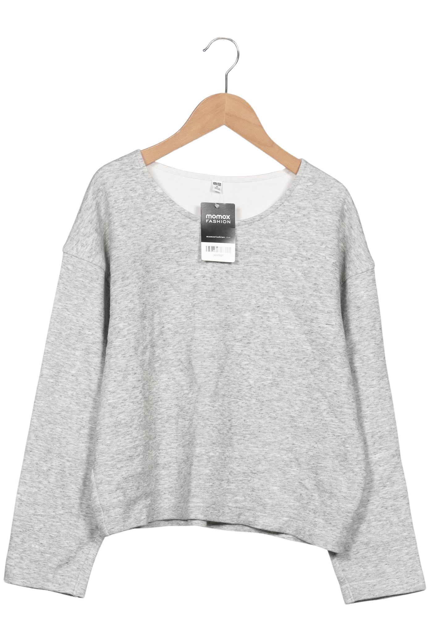

uniqlo Damen Sweatshirt, grau, Gr. 34