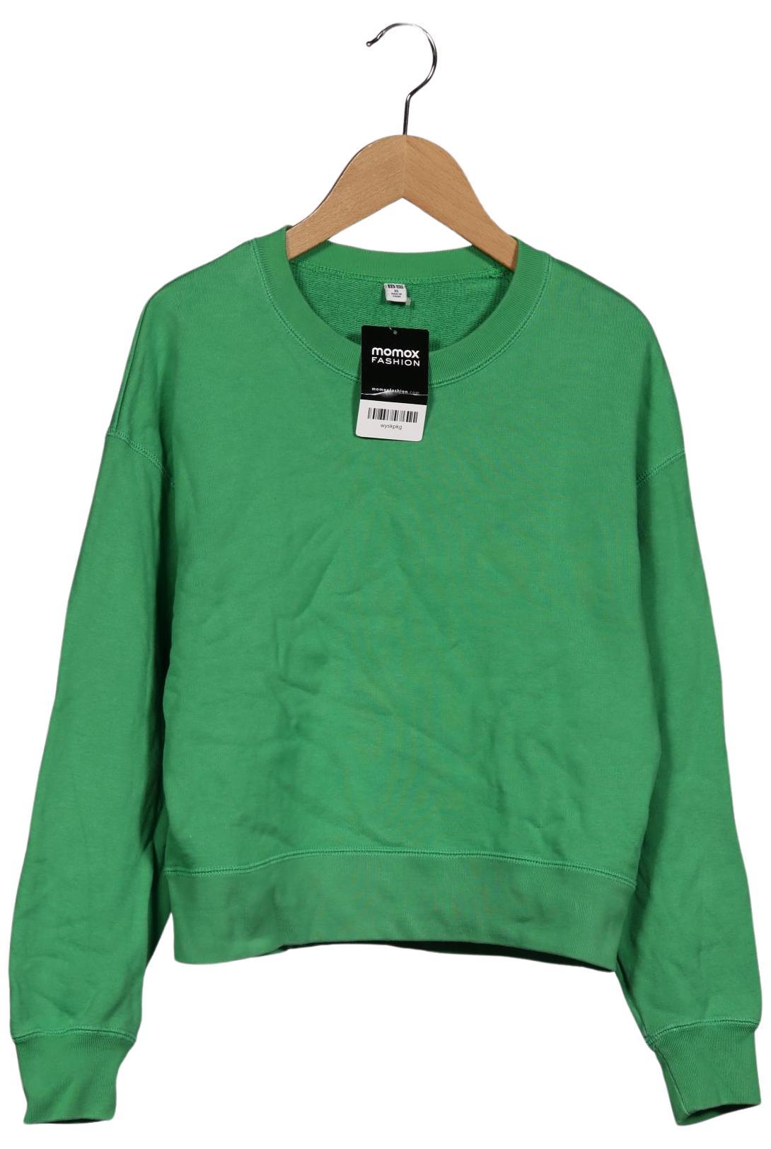 

uniqlo Damen Sweatshirt, grün, Gr. 34