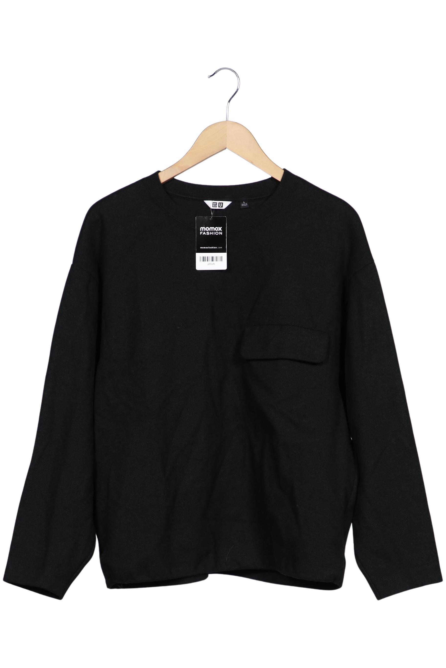 

uniqlo Damen Sweatshirt, schwarz, Gr. 42