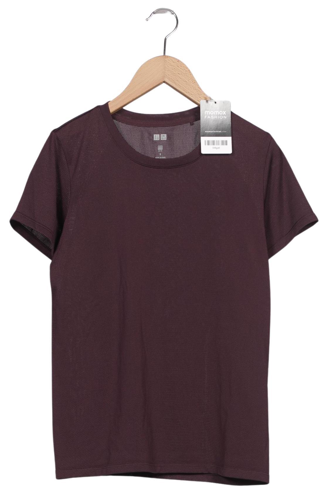 

uniqlo Damen T-Shirt, bordeaux, Gr. 36