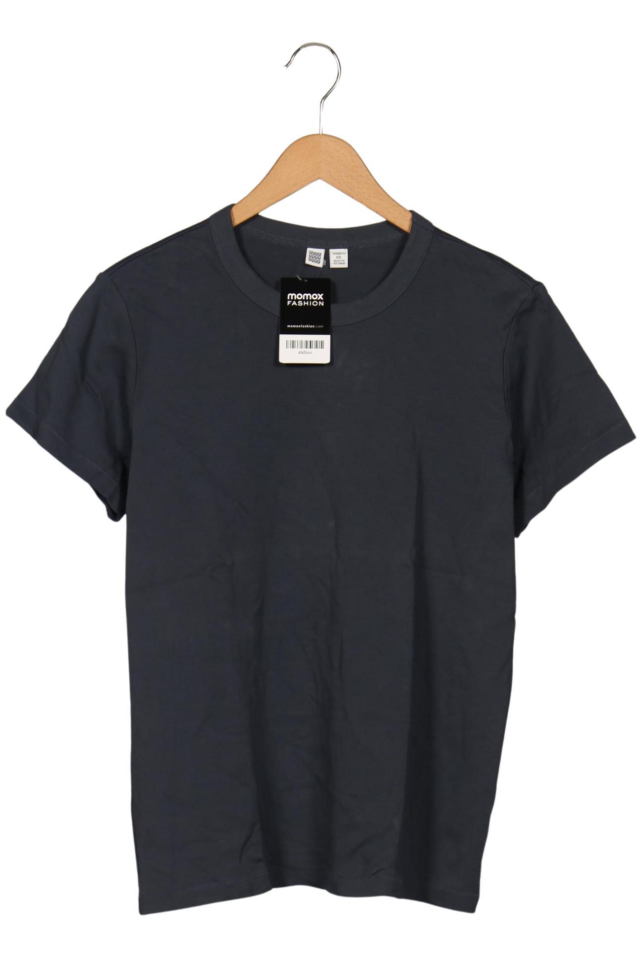 

uniqlo Damen T-Shirt, marineblau, Gr. 46
