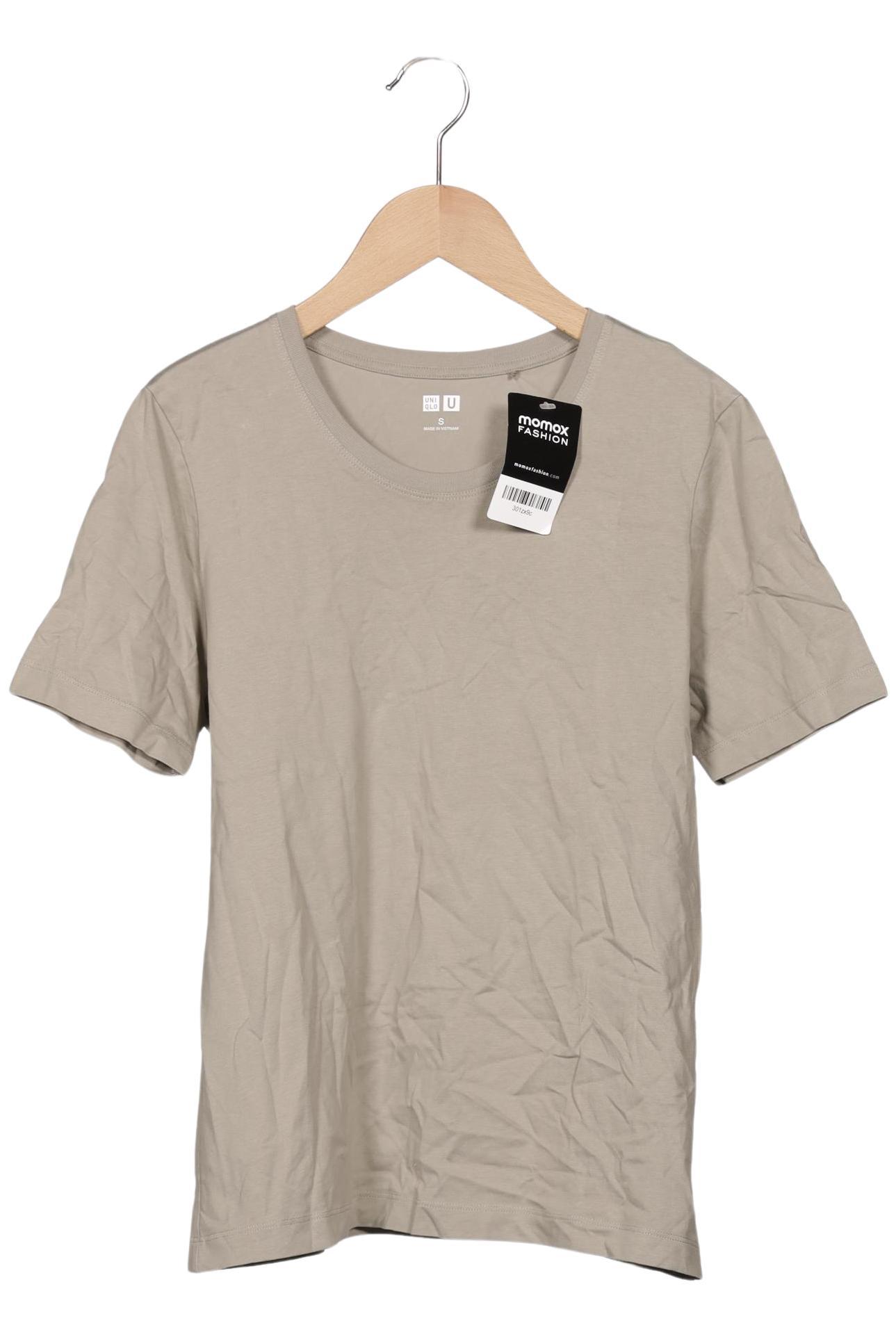 

uniqlo Damen T-Shirt, beige, Gr. 36
