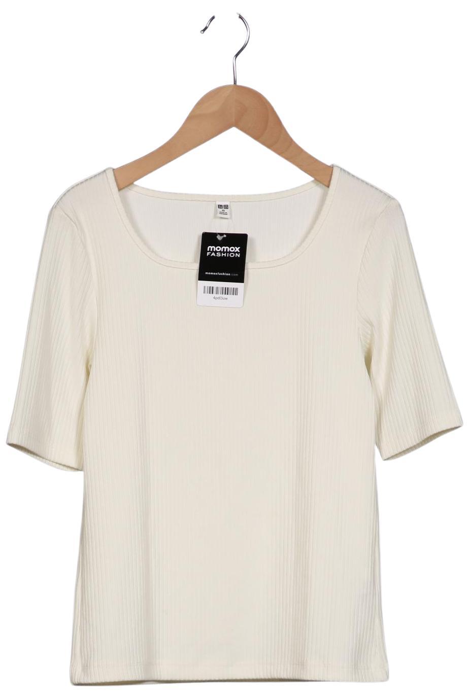 

uniqlo Damen T-Shirt, cremeweiß, Gr. 34