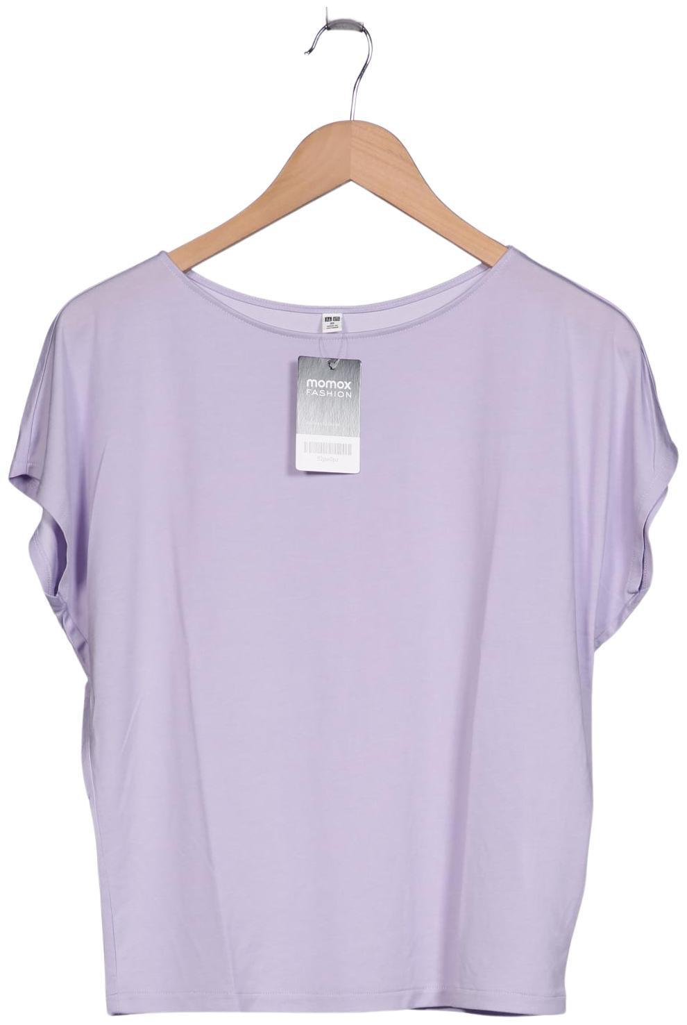 

uniqlo Damen T-Shirt, flieder, Gr. 34
