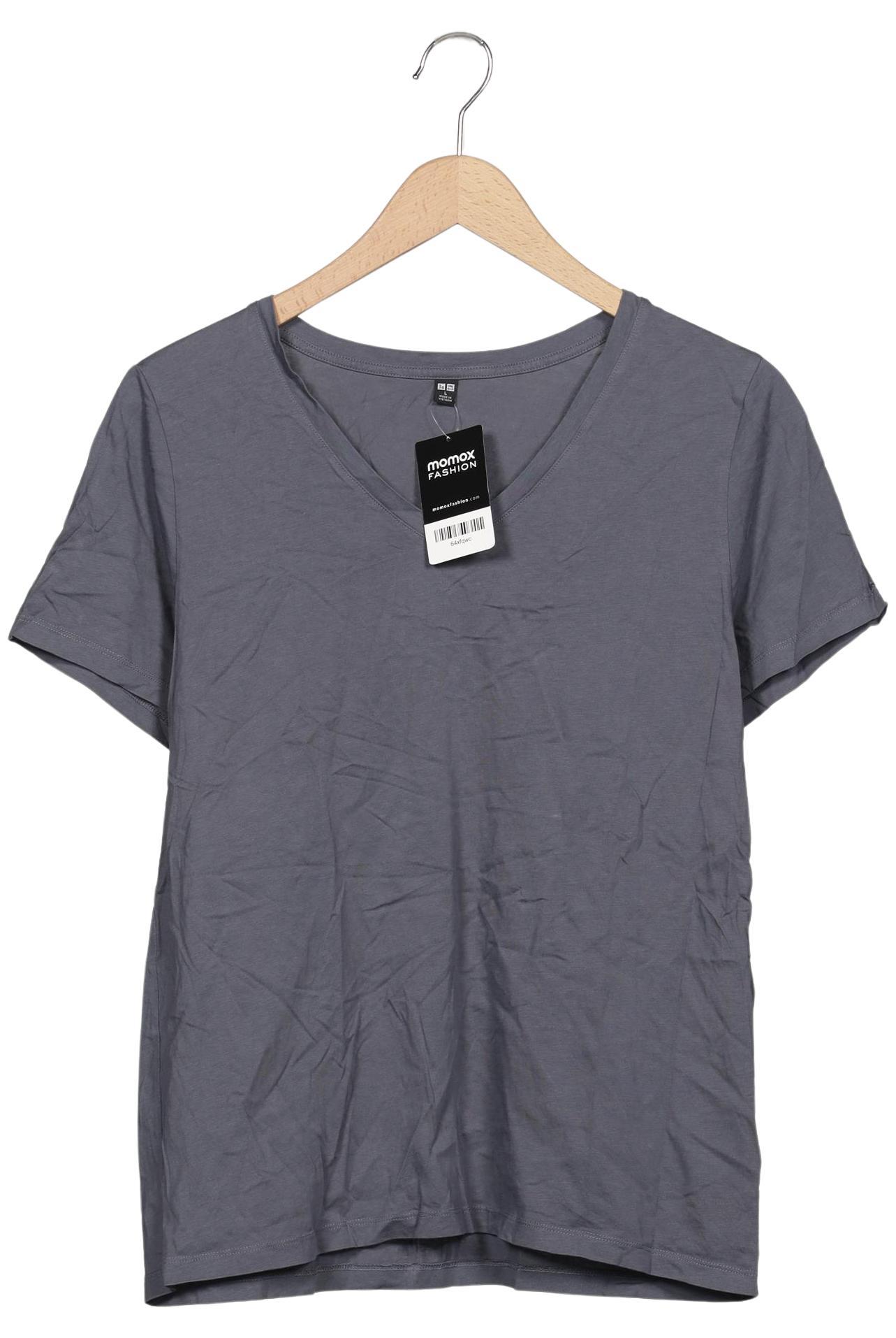 

uniqlo Damen T-Shirt, grau, Gr. 42