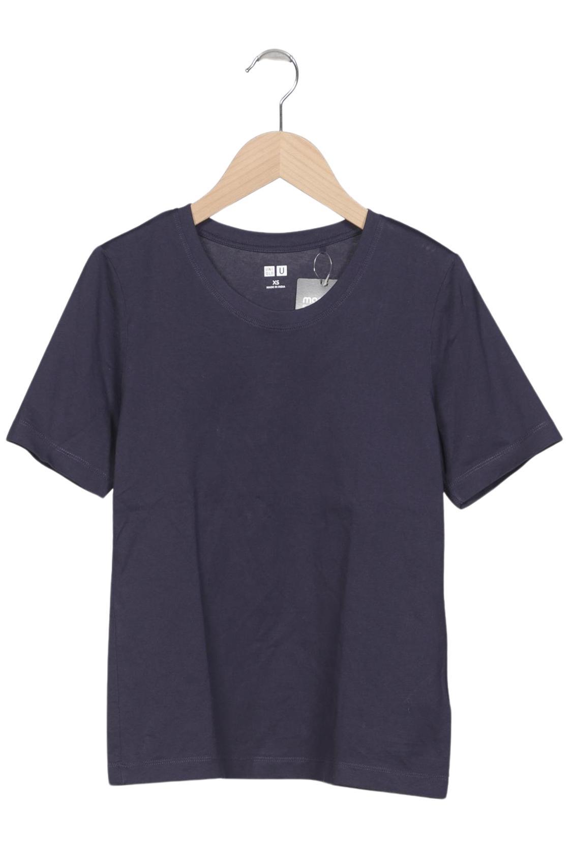 

uniqlo Damen T-Shirt, marineblau, Gr. 34