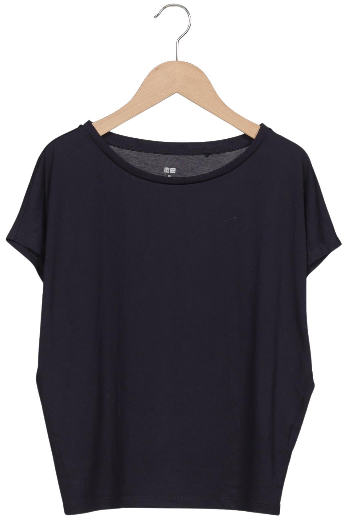 

uniqlo Damen T-Shirt, marineblau, Gr. 34