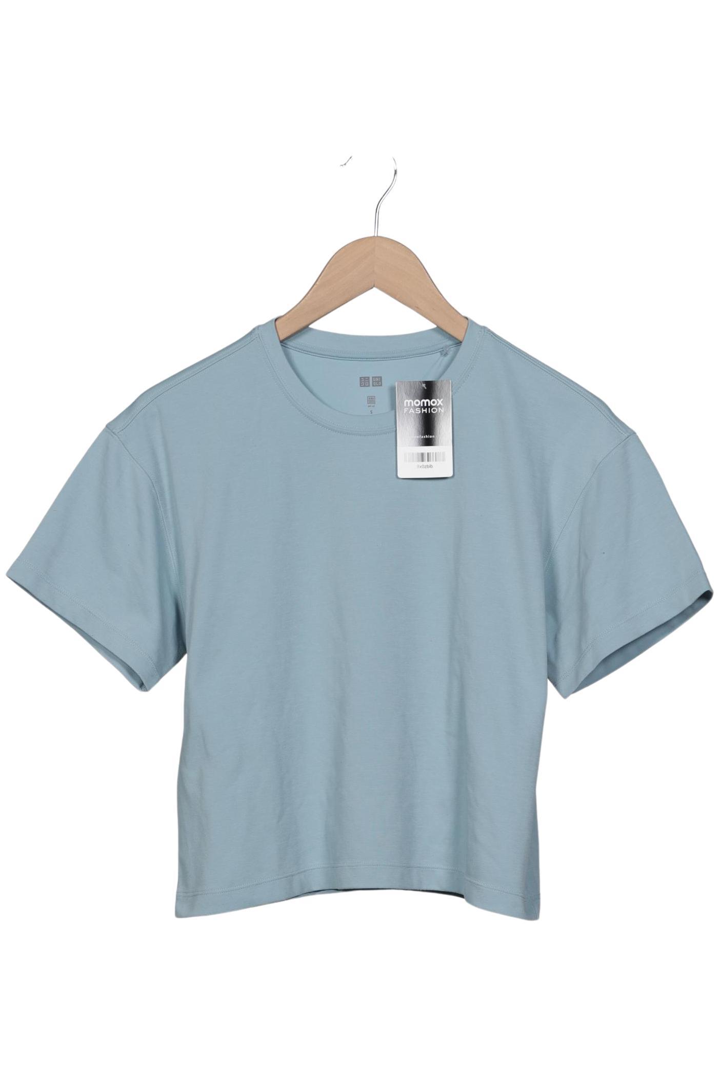 

uniqlo Damen T-Shirt, blau, Gr. 36