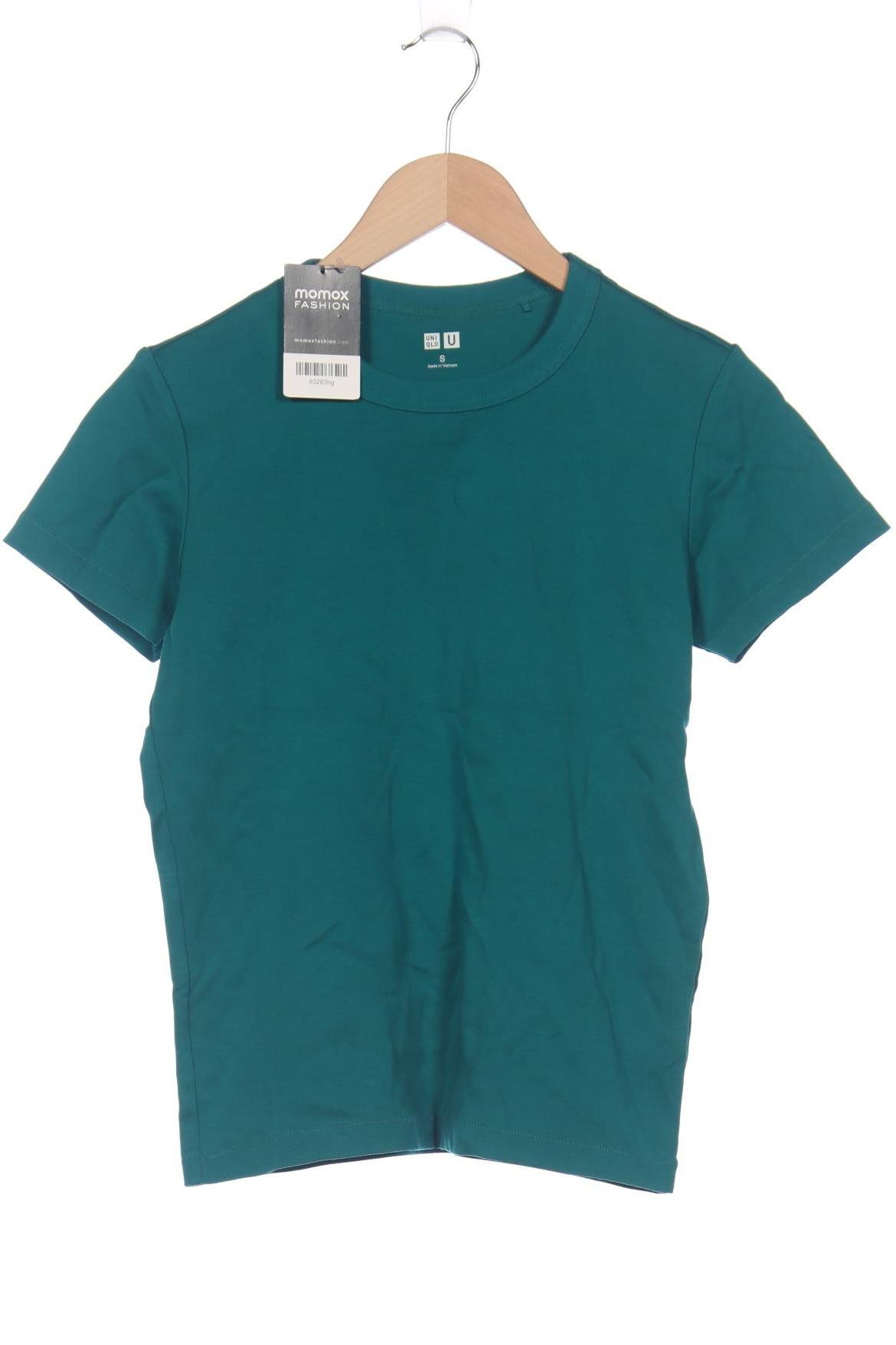 

uniqlo Damen T-Shirt, türkis, Gr. 36
