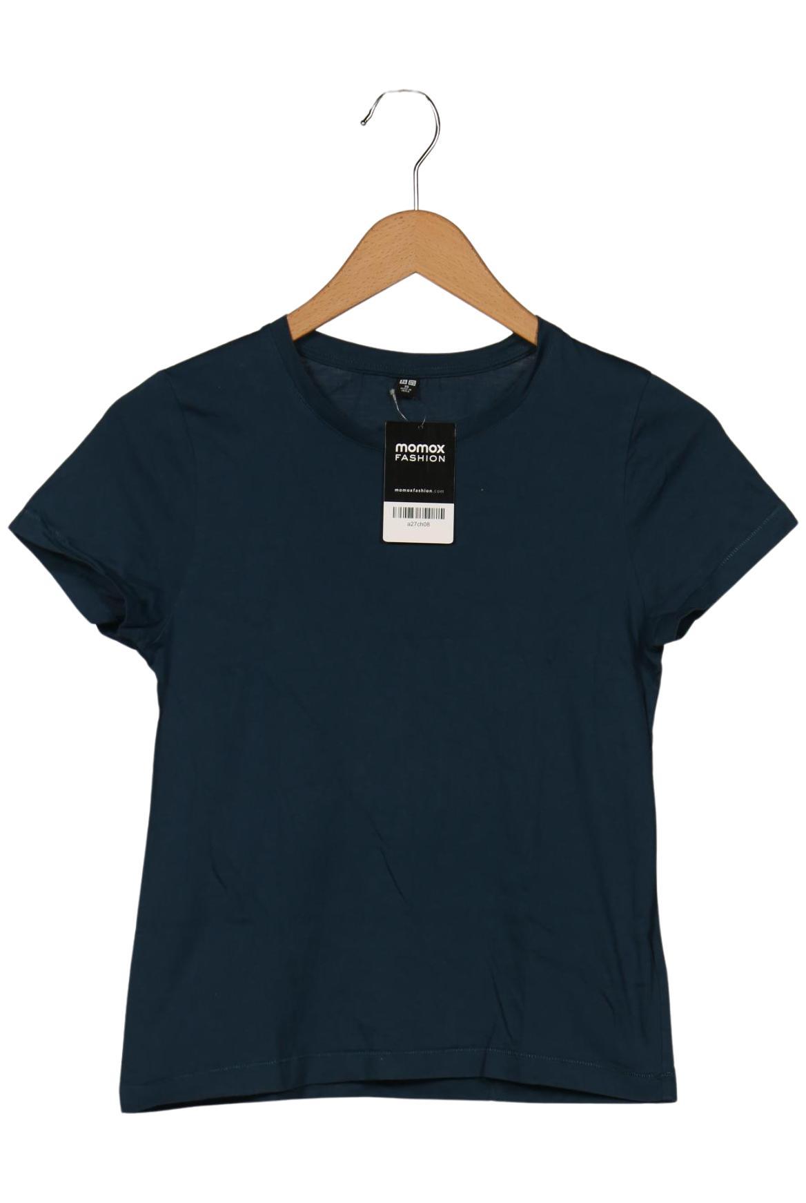 

uniqlo Damen T-Shirt, türkis, Gr. 34