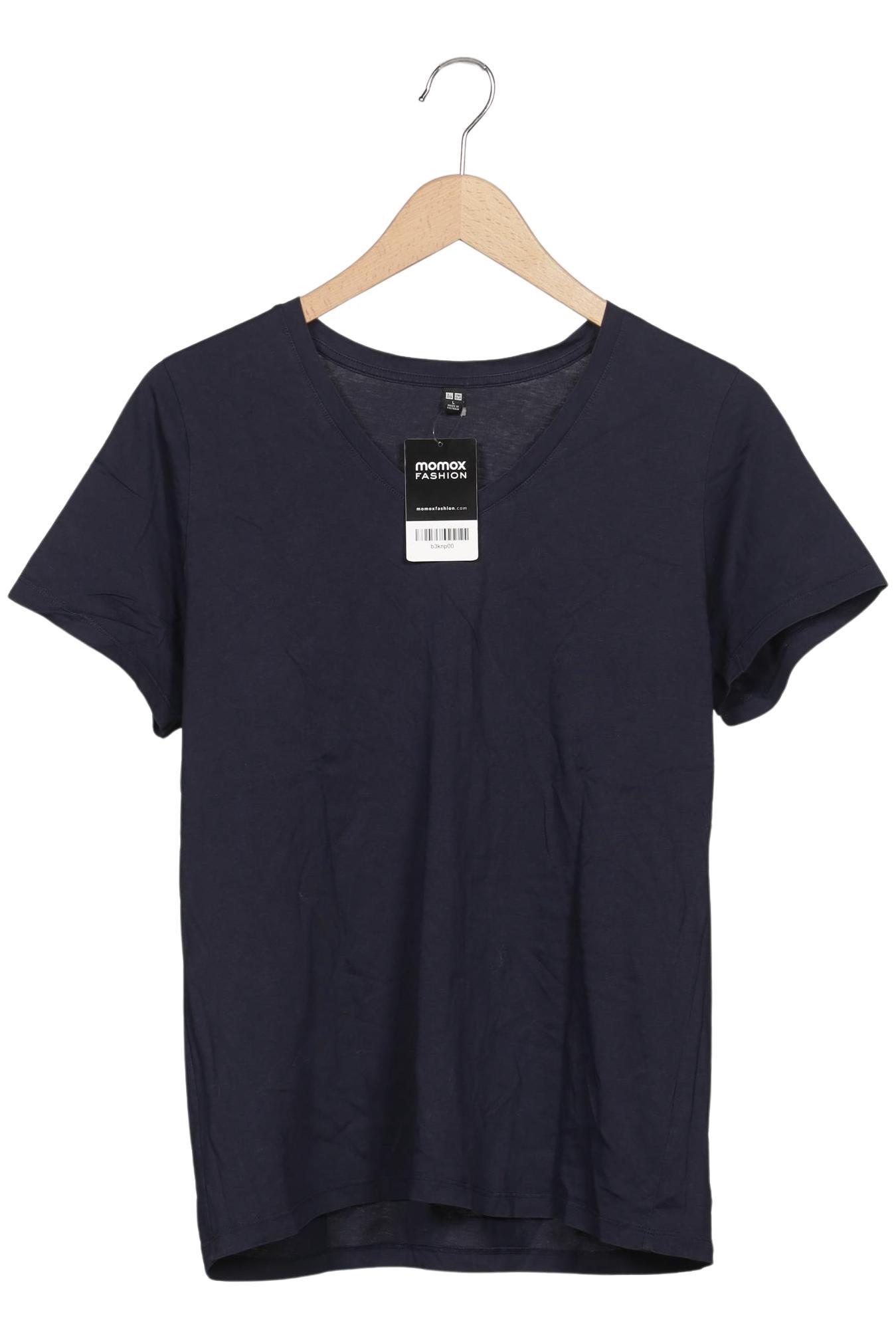 

uniqlo Damen T-Shirt, marineblau, Gr. 42