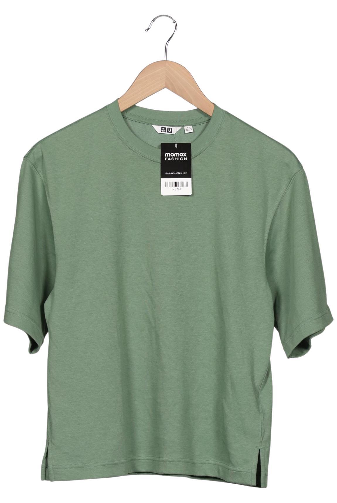 

uniqlo Damen T-Shirt, grün, Gr. 34