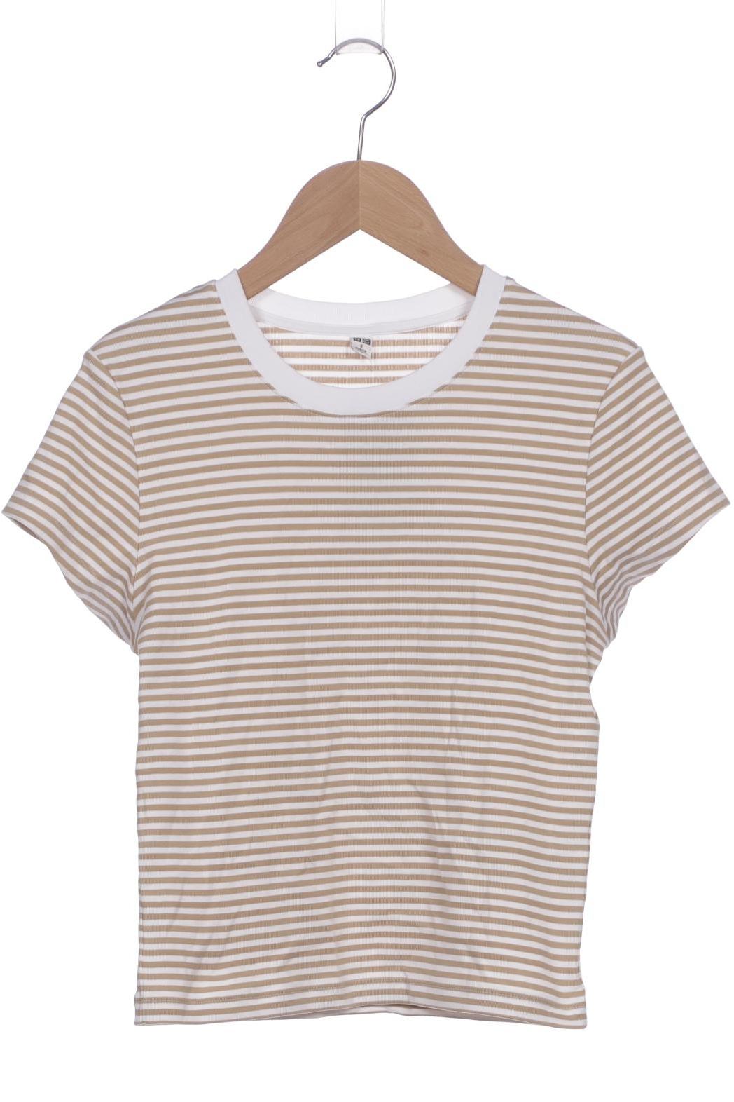 

uniqlo Damen T-Shirt, beige, Gr. 36