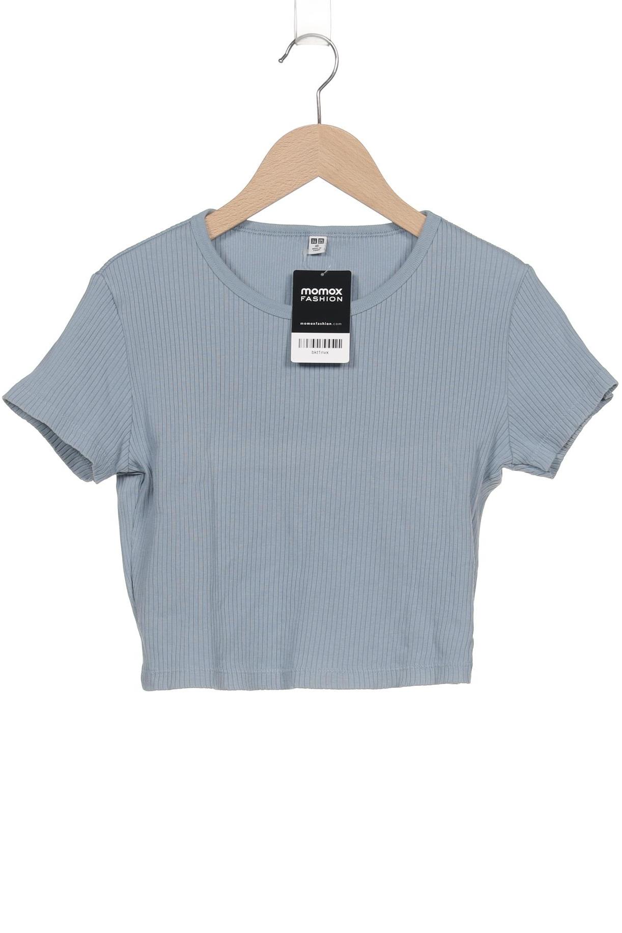 

uniqlo Damen T-Shirt, blau, Gr. 34