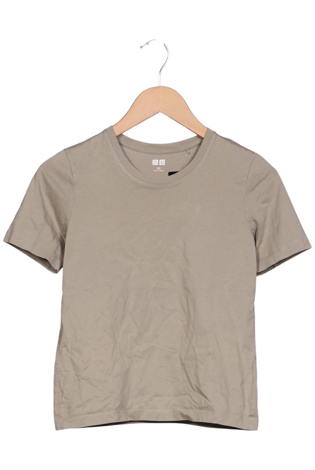 

uniqlo Damen T-Shirt, beige, Gr. 34