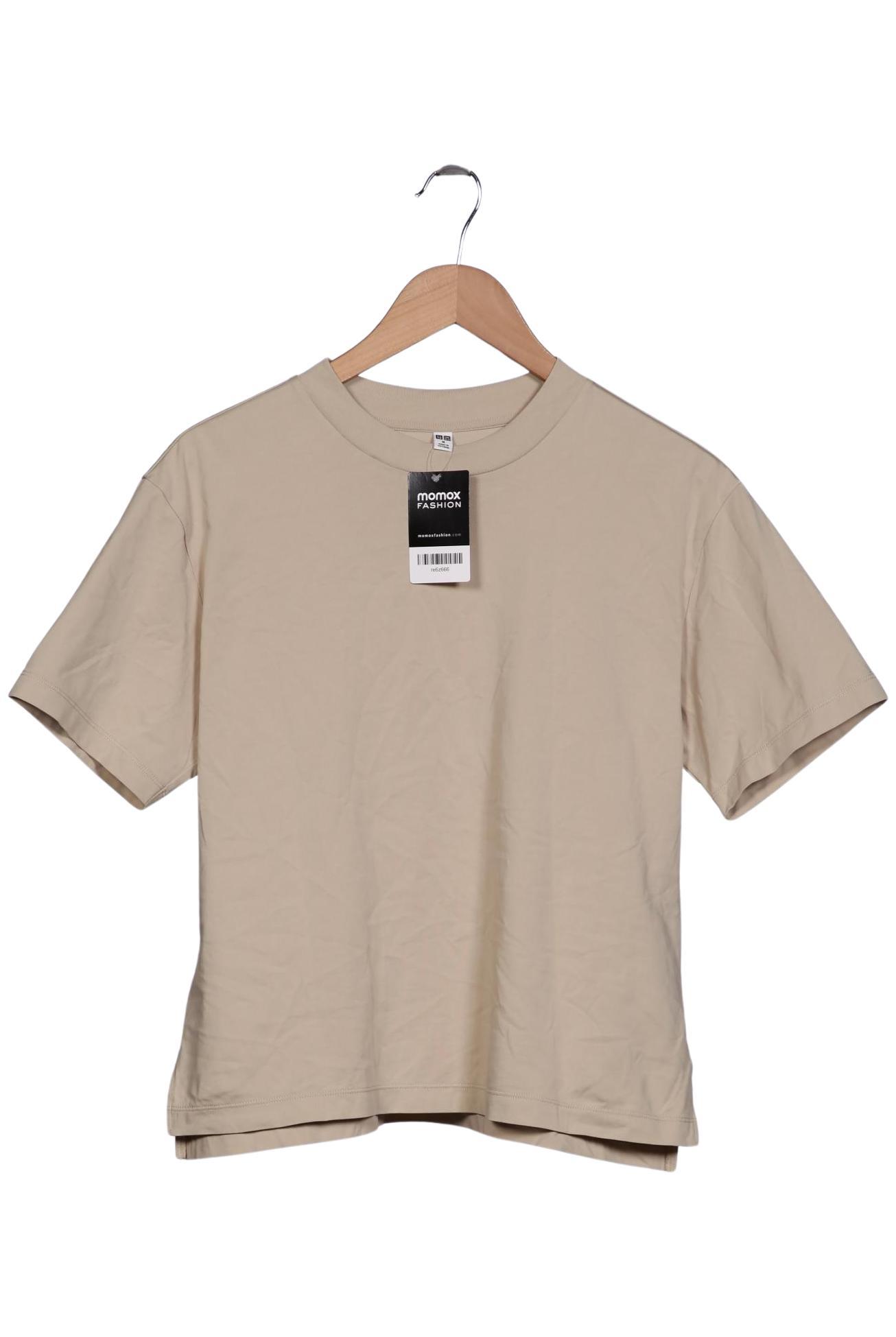 

uniqlo Damen T-Shirt, beige, Gr. 38
