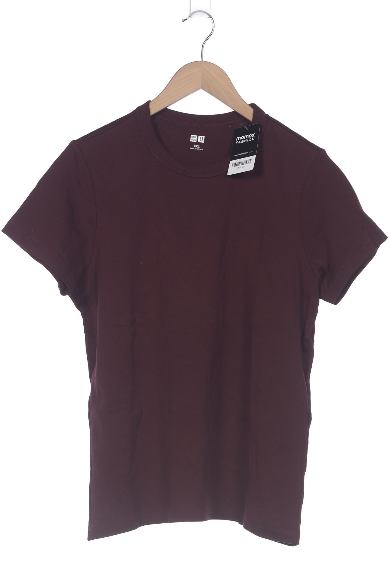 Thumbnail - uniqlo Damen T-Shirt, bordeaux, Gr. 46