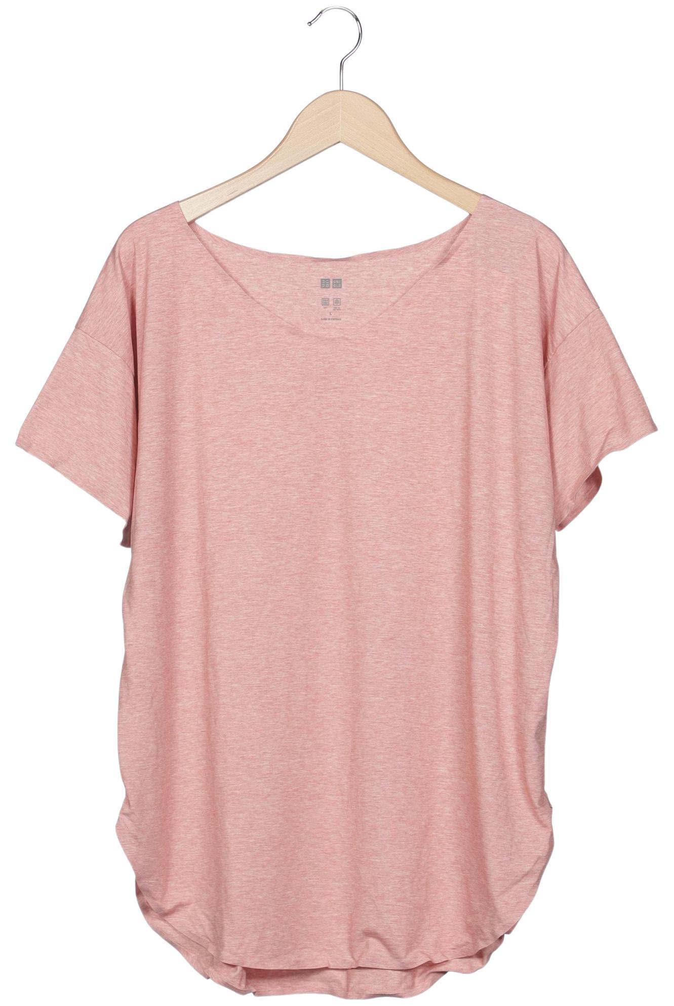 

uniqlo Damen T-Shirt, pink, Gr. 42